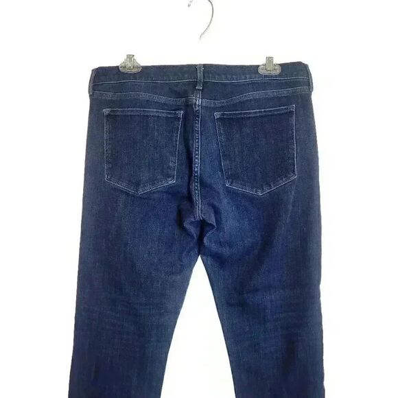 Banana Republic Women's Premium Dark Blue Denim Poly/Cotton/Spandex Skinny Ankle - Picture 11 of 11